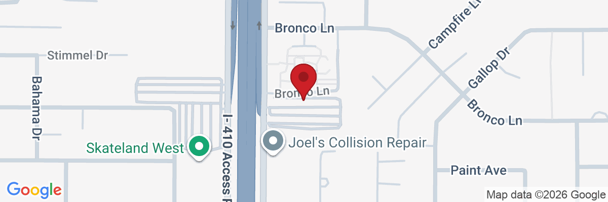 Map showing facility locations