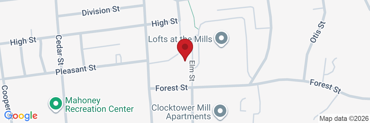 Map showing facility locations