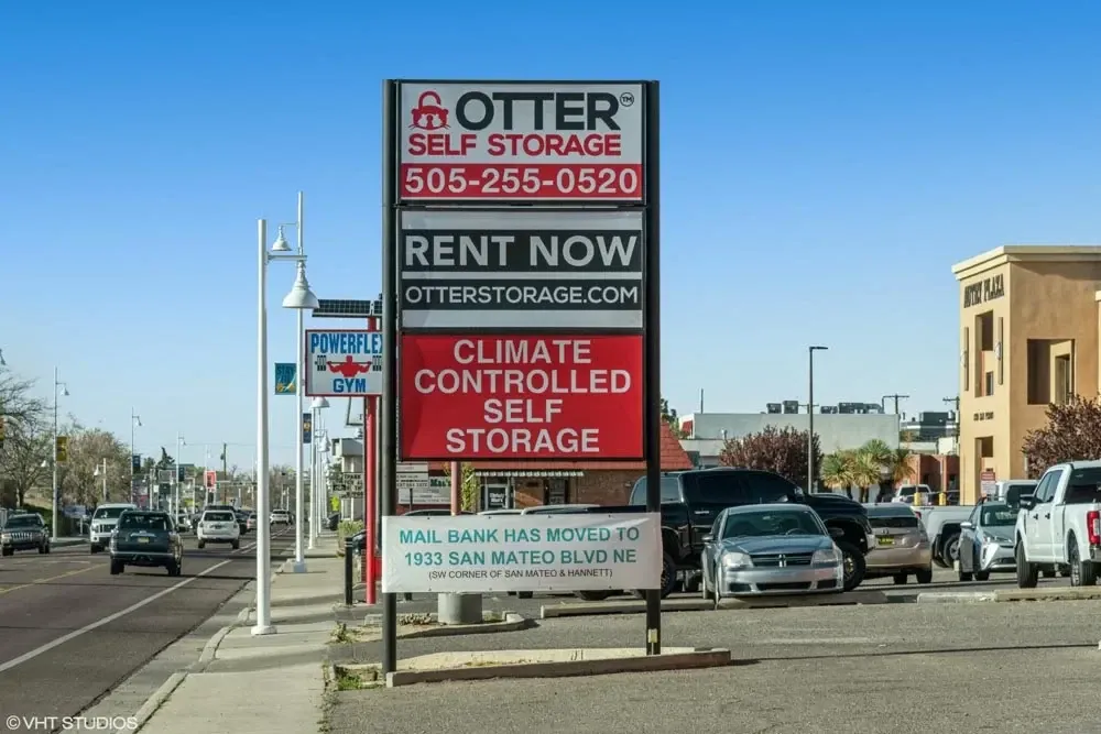 Otter Self Storage sign