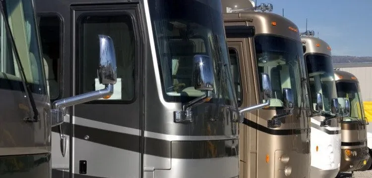 Parked RVs